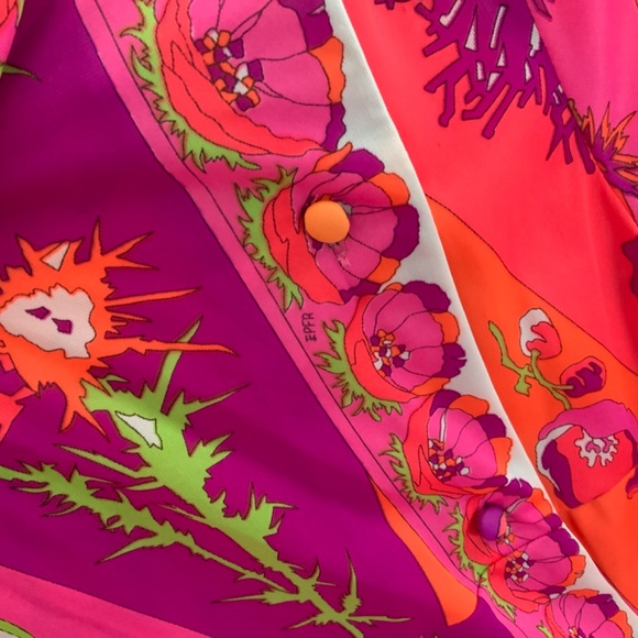 AUTHENTIC EMILIO PUCCI Formfit Rogers VINTAGE dressing gown and matching robe - Picture 11 of 12